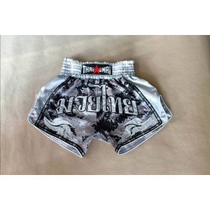 663C  (CAMO/GREY)  SATIN THAI SMAI SHORTS